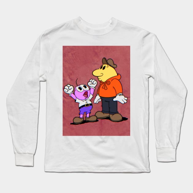 Smiley pals full colour Long Sleeve T-Shirt by Kevcraven